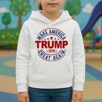 Make America Great Again Trump 2028 Kids Hoodie thumb 3