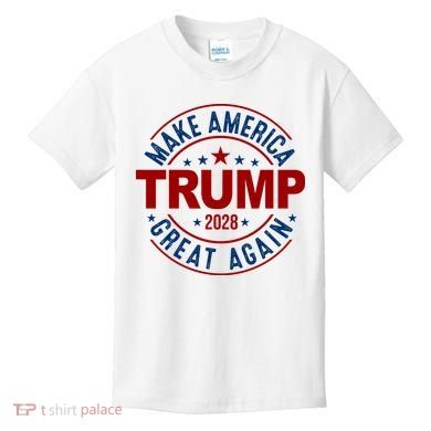Make America Great Again Trump 2028 Kids T-Shirt