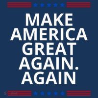Make America Great Again. Again Baby Bodysuit thumb 2