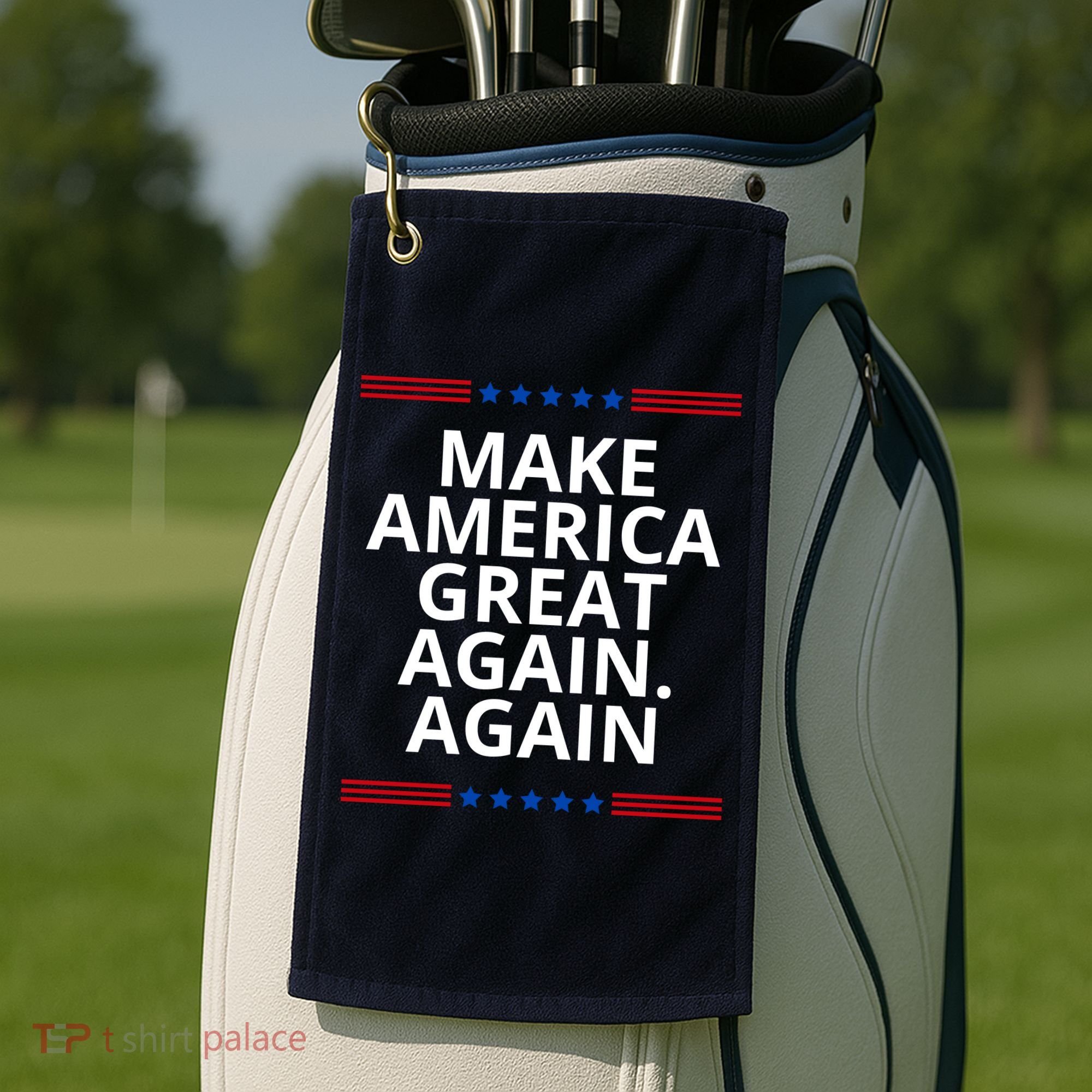 Make America Great Again. Again Golf Towel