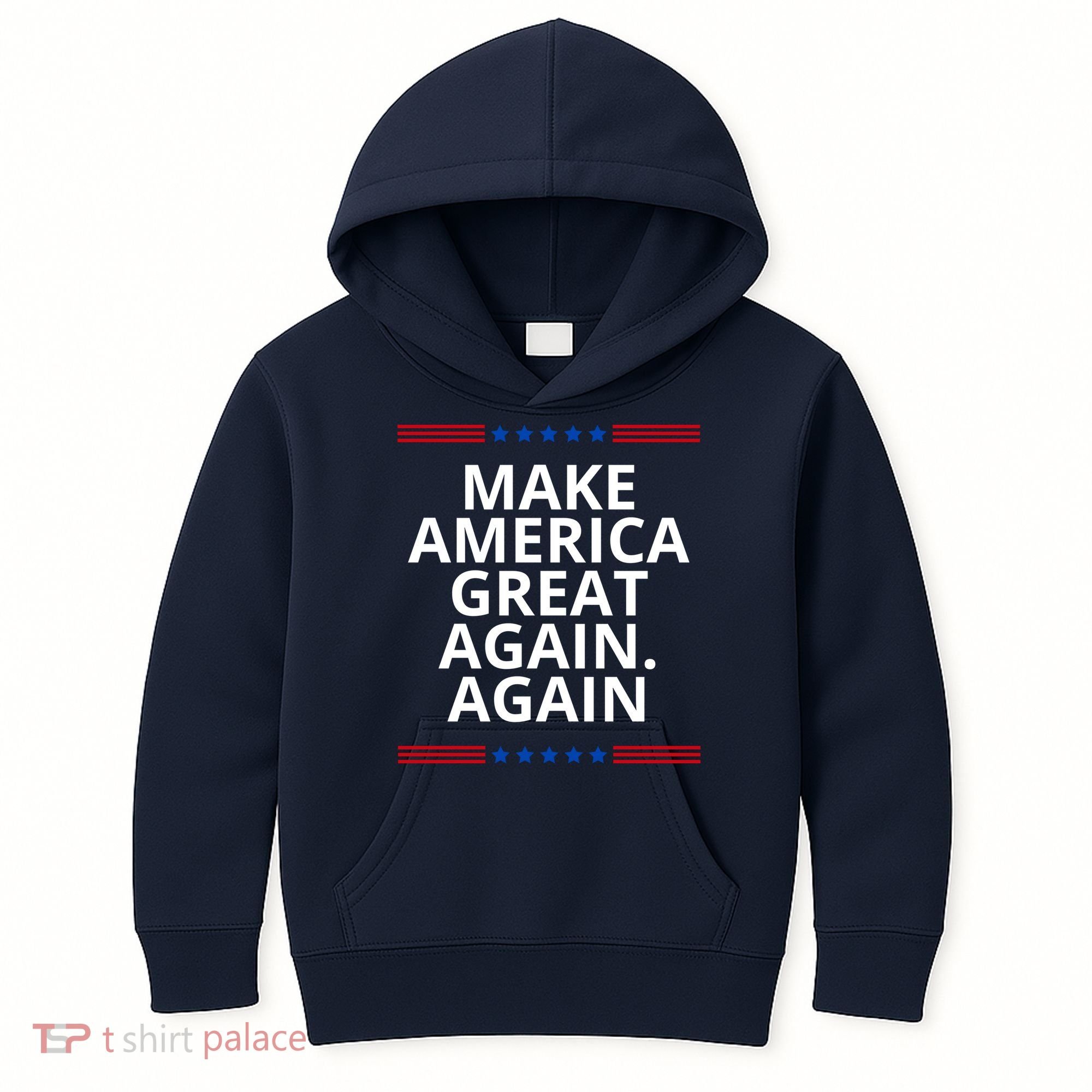 Make America Great Again. Again Kids Hoodie