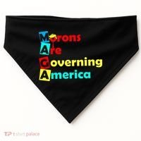 Morons Are Governing America USA-Made Doggie Bandana thumb 0