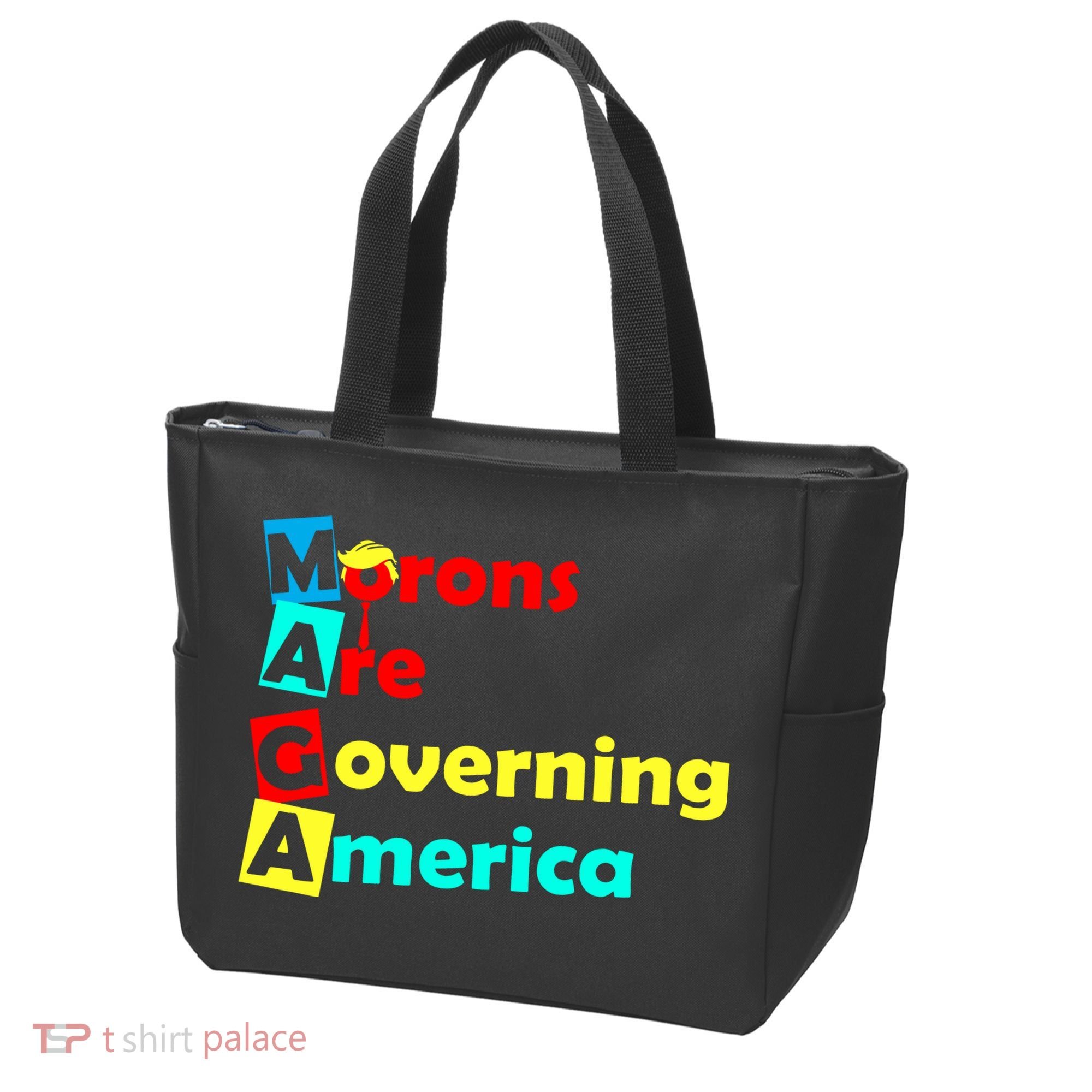 Morons Are Governing America Tote Bag