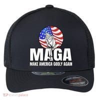 Make America Godly Again Flexfit Unipanel Trucker Cap thumb 0