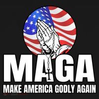Make America Godly Again Flexfit Unipanel Trucker Cap thumb 2