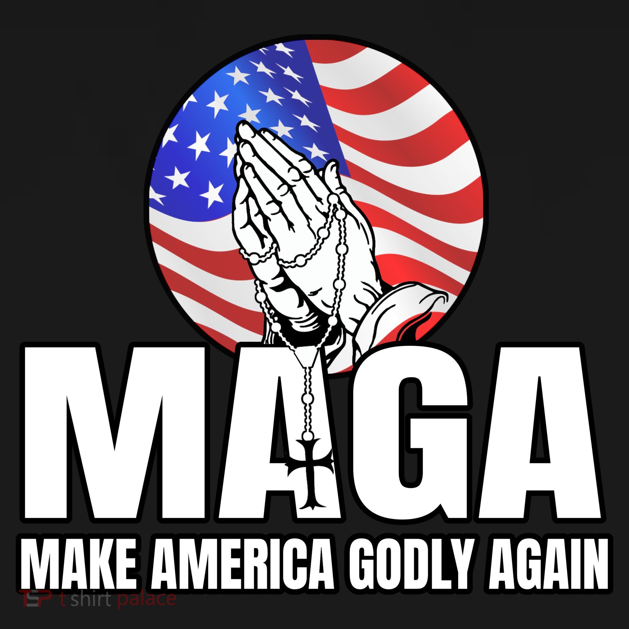 Make America Godly Again Flexfit Unipanel Trucker Cap