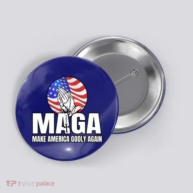 Make America Godly Again Button