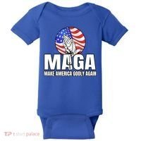 Make America Godly Again Baby Bodysuit thumb 0