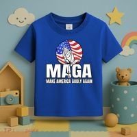 Make America Godly Again Toddler T-Shirt thumb 3
