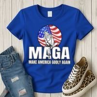 Make America Godly Again Women's T-Shirt thumb 3