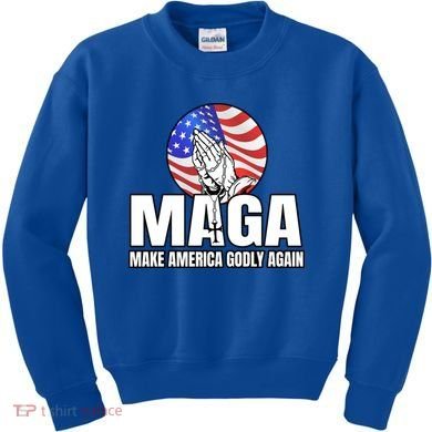 Make America Godly Again Kids Sweatshirt