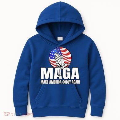 Make America Godly Again Kids Hoodie