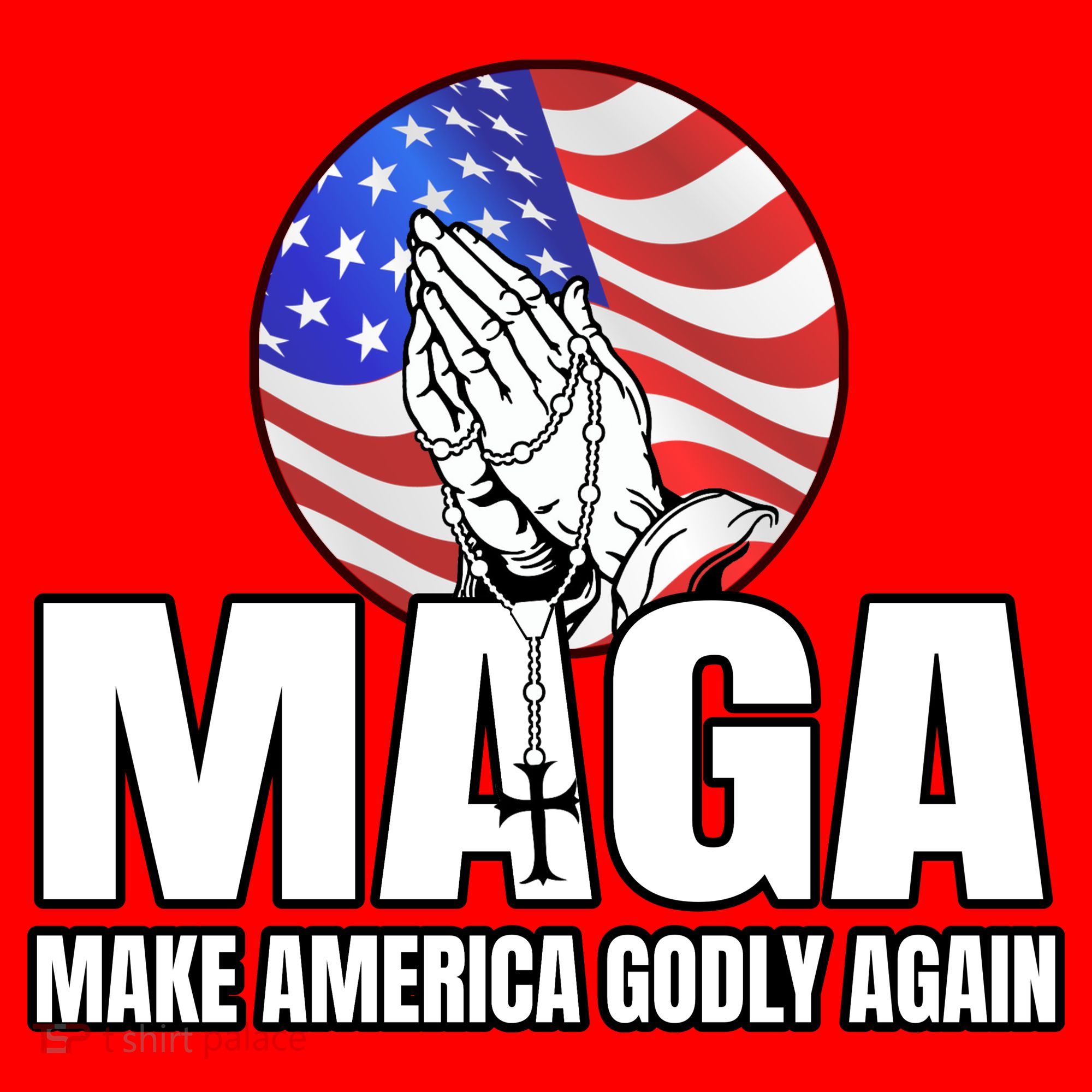 Make America Godly Again Santa Hat