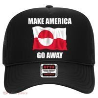 Make America Go Away Greenland Flag Anti Trump Hat thumb 0