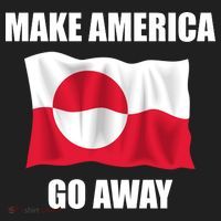 Make America Go Away Greenland Flag Anti Trump Hat thumb 2
