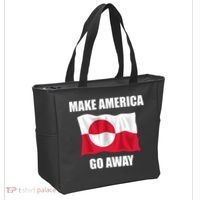Make America Go Away Greenland Flag Anti Trump Tote Bag thumb 2