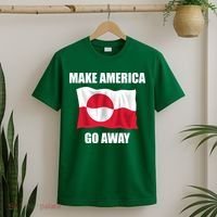 Make America Go Away Greenland Flag Anti Trump T-Shirt thumb 2