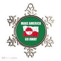 Make America Go Away Greenland Flag Anti Trump Ornament thumb 0