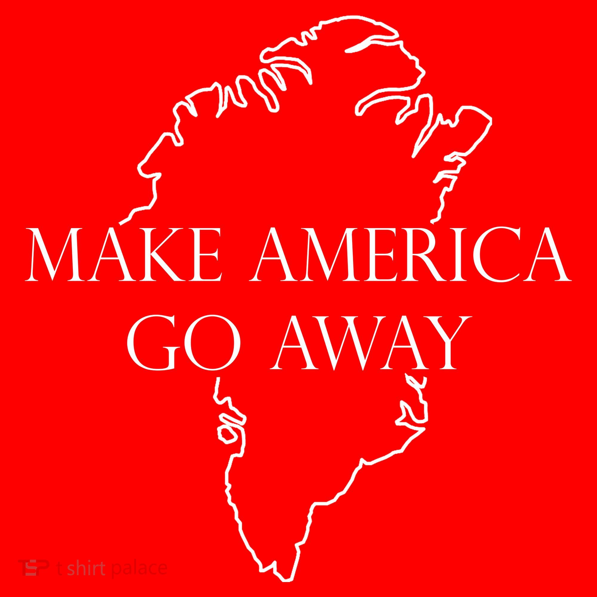 Make America Go Away Greenland Not For Sale Women's Tank Top
