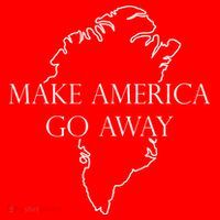 Make America Go Away Greenland Not For Sale Baby Bodysuit thumb 2