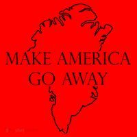 Make America Go Away Greenland Not For Sale Santa Hat thumb 1