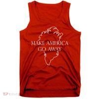 Make America Go Away Greenland Not For Sale Tank Top thumb 0