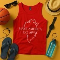 Make America Go Away Greenland Not For Sale Tank Top thumb 4