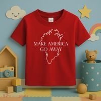 Make America Go Away Greenland Not For Sale Toddler T-Shirt thumb 3