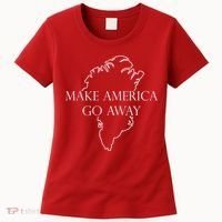 Make America Go Away Greenland Not For Sale Women's T-Shirt thumb 0