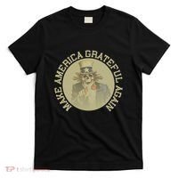 Make America Grateful Again Retro Uncle Sam Funny T-Shirt thumb 0