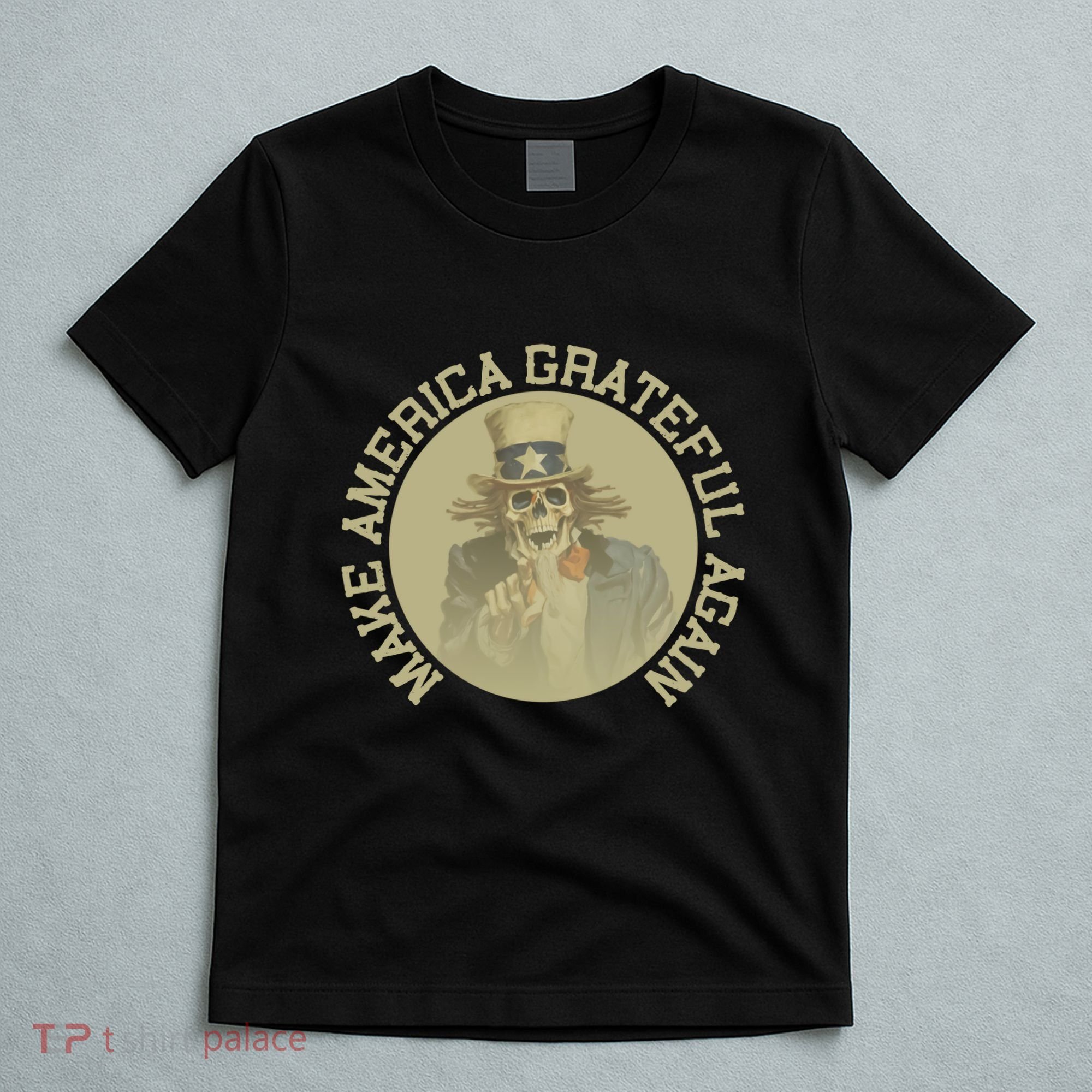 Make America Grateful Again Retro Uncle Sam Funny T-Shirt