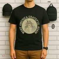 Make America Grateful Again Retro Uncle Sam Funny T-Shirt thumb 6