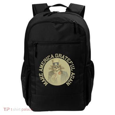 Make America Grateful Again Retro Uncle Sam Funny Backpack