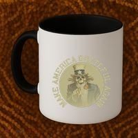 Make America Grateful Again Retro Uncle Sam Funny Coffee Mug thumb 2