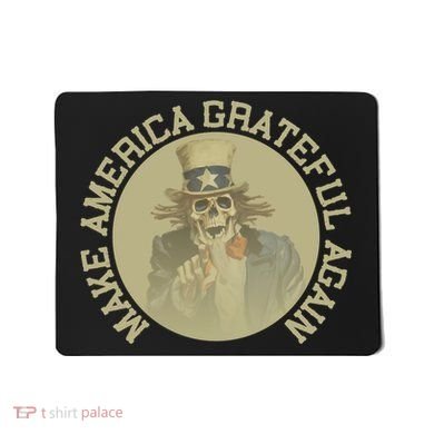 Make America Grateful Again Retro Uncle Sam Funny Mousepad