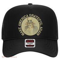 Make America Grateful Again Retro Uncle Sam Funny Hat thumb 0