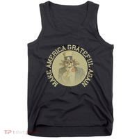 Make America Grateful Again Retro Uncle Sam Funny Tank Top thumb 0