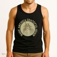Make America Grateful Again Retro Uncle Sam Funny Tank Top thumb 3
