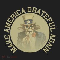 Make America Grateful Again Retro Uncle Sam Funny Golf Towel thumb 3