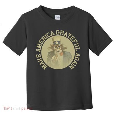 Make America Grateful Again Retro Uncle Sam Funny Toddler T-Shirt