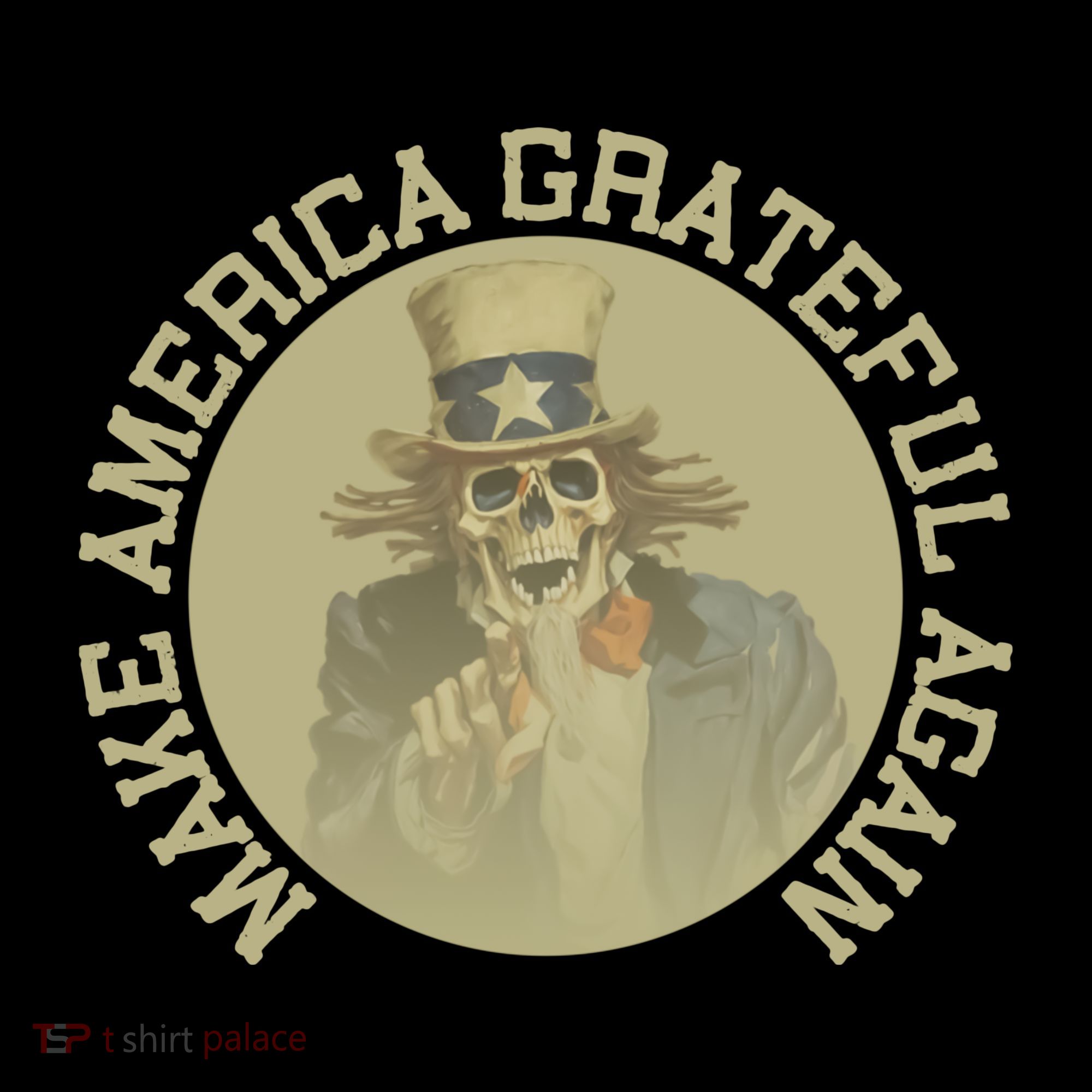 Make America Grateful Again Retro Uncle Sam Funny Kids Long Sleeve Shirt