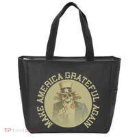 Make America Grateful Again Retro Uncle Sam Funny Tote Bag thumb 0