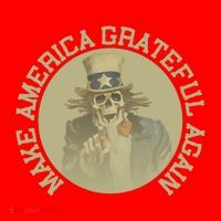 Make America Grateful Again Retro Uncle Sam Funny Santa Hat thumb 1