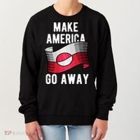 Make America Go Away MAGA Greenland Flag Women's Sweatshirt thumb 0