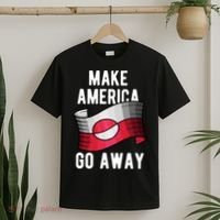 Make America Go Away MAGA Greenland Flag T-Shirt thumb 2