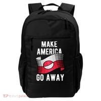 Make America Go Away MAGA Greenland Flag Backpack thumb 0