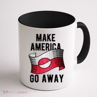Make America Go Away MAGA Greenland Flag Coffee Mug thumb 1