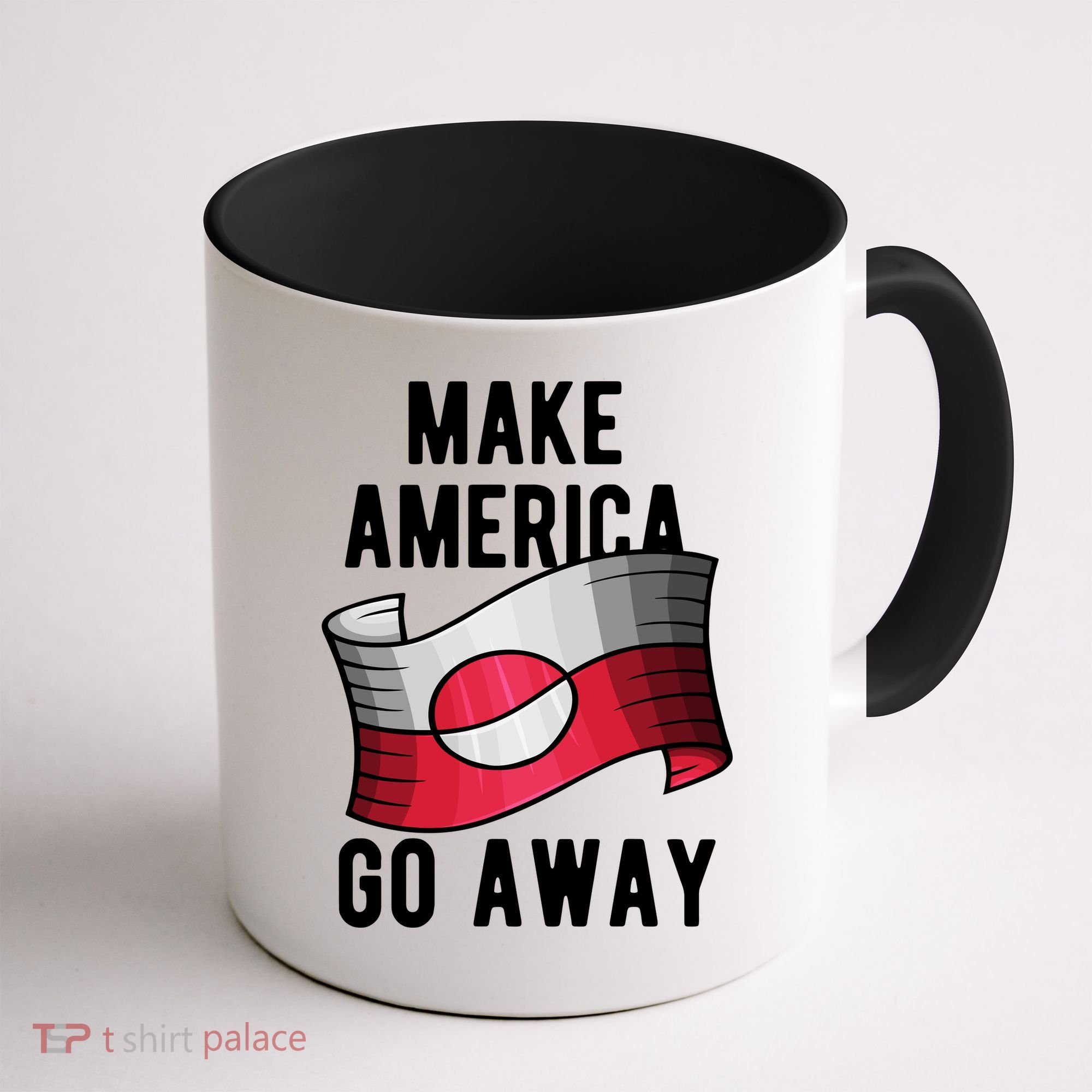 Make America Go Away MAGA Greenland Flag Coffee Mug