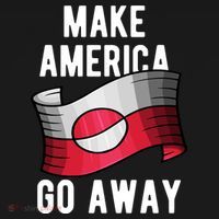 Make America Go Away MAGA Greenland Flag Polo thumb 3