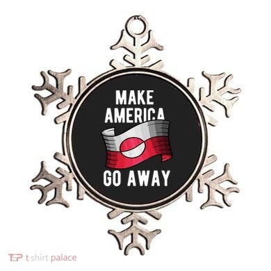Make America Go Away MAGA Greenland Flag Ornament